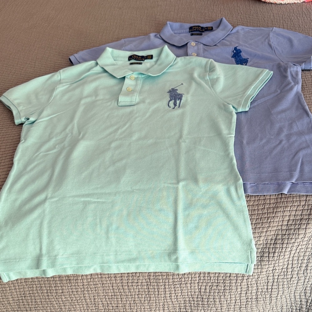 Polo by Ralph Lauren Kids' Light Green and Light Purple Polo Shirts